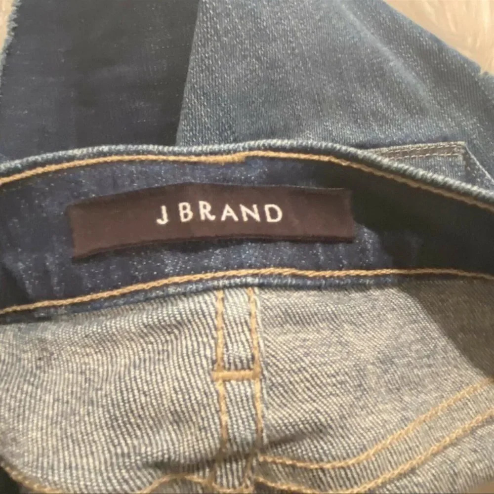 J Brand Rosalie Skirt Isolated EUC mini skirt raw hem Sz 25 - Picture 6 of 9